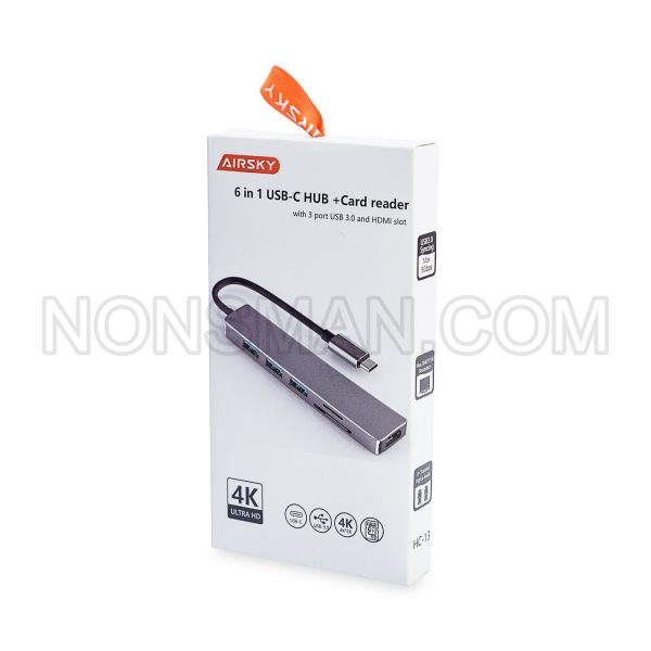 Airsky USB Type-C HUB 6-In-1 Best Buy