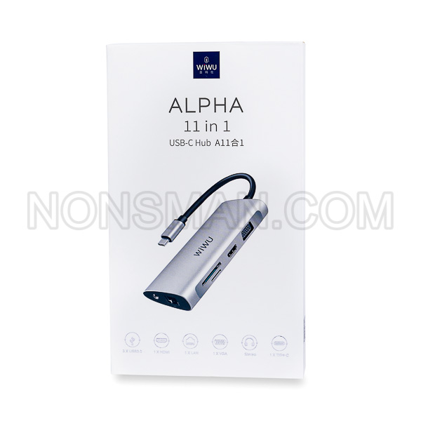 WIWU ALPHA 11 in 1 USB C HUB