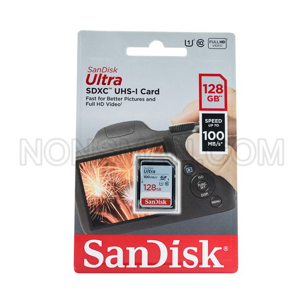 SanDisk 128GB C10 Memory Card 120mbps